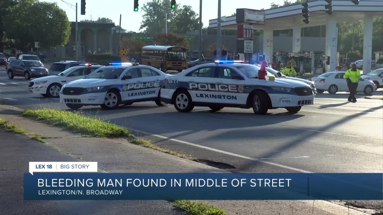 Man found lying in road on North Broadway, suffering from gunshot wound ...