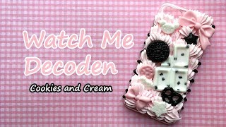 Cookies & Cream DIY Phone Case | Watch Me Decoden 01