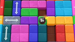 Wood Away Block Jam Level 337 Game Walkthrough Solution