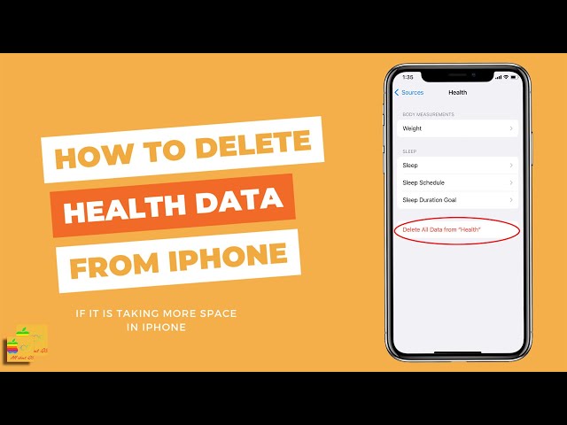 How to delete data from Health App in iPhone if it is taking up too much space class=