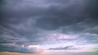 Небо [футаж] [Облака серые  Лето День] 4k
