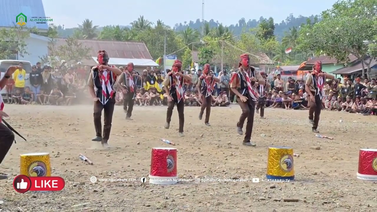 Yel yel Pramuka Ngatabaru pada Kemah Prestasi 2 Boitan Luwuk Timur