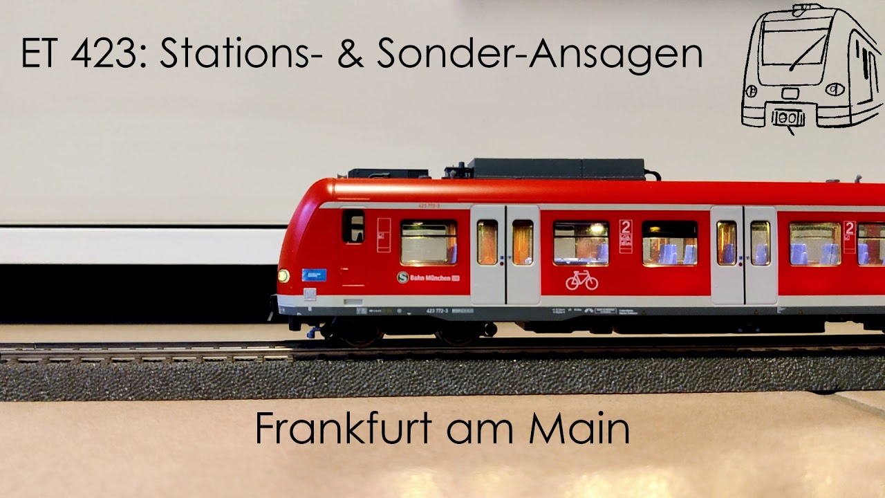 423soundshop: Stations- & Sonder-Ansagen aus vier deutschen Städten (ET 423.1 Soundprojekt)