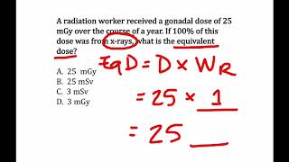 Radiation Units (Math Word Problems)