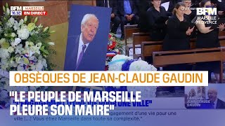 Les obsèques de Jean-Claude Gaudin, ancien maire de Marseille