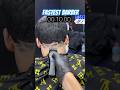 FASTEST BARBER IN THE WORLD😱👀 #barber #menshaircuts #menshairstyles