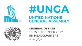 #UNGA General Debate - 25 September 2017