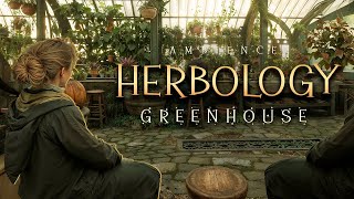 ₊˚🌱 Herbology Greenhouse 🦋⊹ Hogwarts Ambience & Soft Music ⊹ Nature Sounds