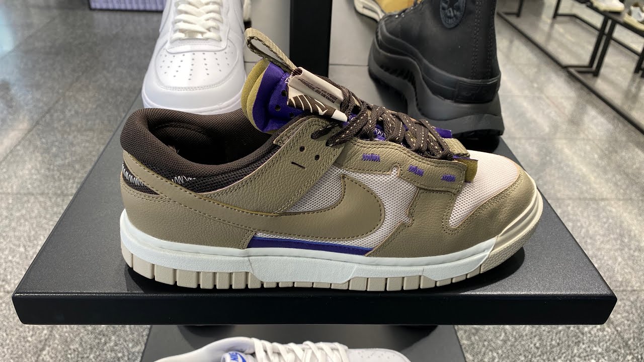 人気☆NIKE☆ AIR DUNK JUMBO LIGHT OREWOOD BROWN FIELD PURPLE Nike Air Dunk Jumbo (Light Orewood Brown/Velvet Brown/Field