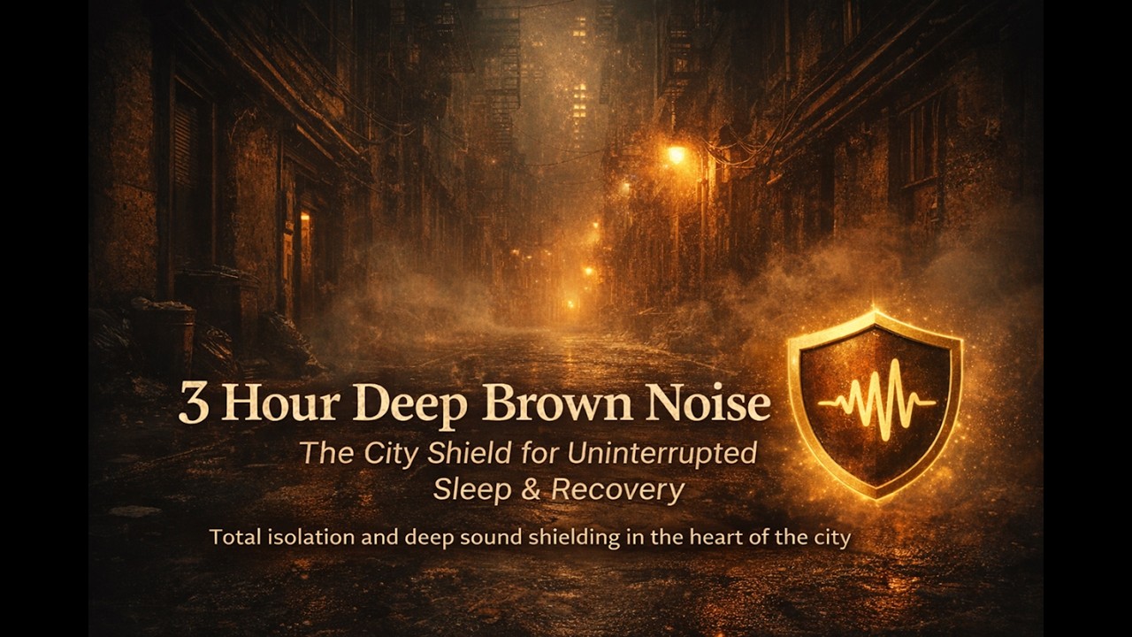Watch 3 Hour Deep Brown Noise – The City Shield for Uninterrupted Sleep & Recovery on YouTube Watch 3 Hour Deep Brown Noise – The City Shield for Uninterrupted Sleep & Recovery on YouTube