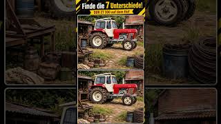 DDR-Rätselspaß: Finde den Fehler! #DDR #Ostalgie #Rätselbuch #traktor #tractor #vebfortschritt