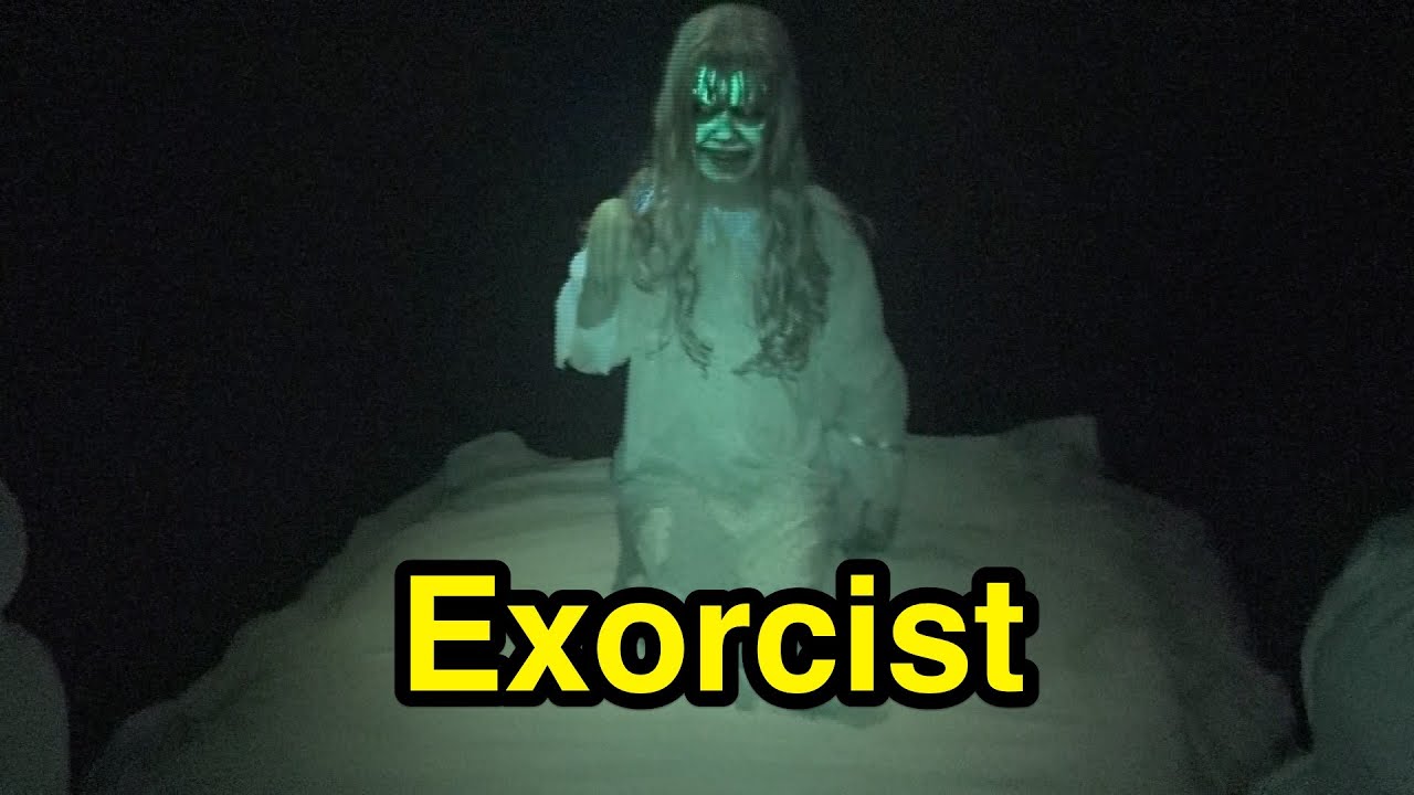 poverty level 2019 The Exorcist with Night Vision - Halloween Horror Nights 2016 Universal Studios Night Vision