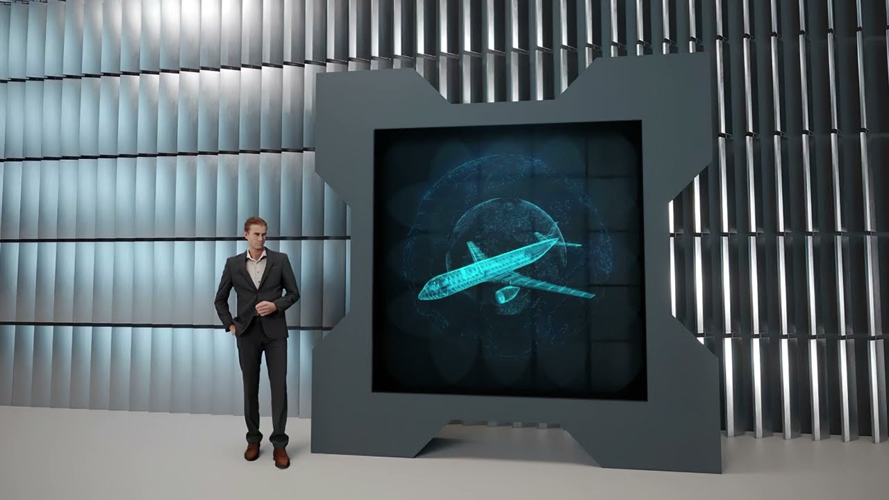 LED fans hologram content preview