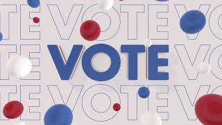 VOTE 04 // Fly Through 3D Voting Portal Text Animation