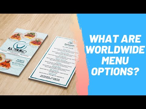 What Are Worldwide Menu Options?