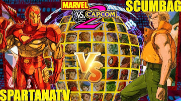 MvC2 Mvci Umvc3 SPARTANATV vs SCUMBAG (Fightcade)