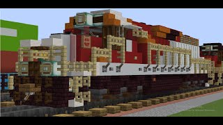 minecraft SRO SDL40 diesel locomotive Saudi arabia