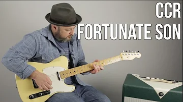 CCR Fortunate Son Guitar Lesson + Tutorial