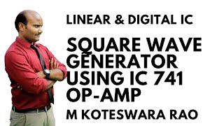 2.15 Square wave generator using IC 741 OP-Amp