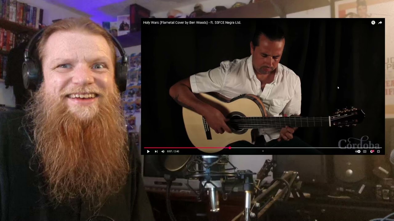 BEN WOODS - HOLY WARS (Flamenco Version) REACTION | Metal Head DJ Reacts