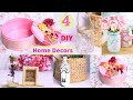 4 DIY Home Decors that You Can Make At Home / Easy Handmade Home Decors By Aloha Crafts