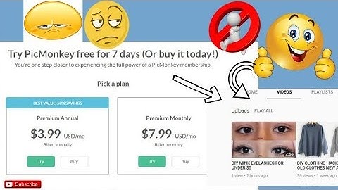 HOW TO USE PICMONKEY FOR FREE WITHOUT A SUBSCRIPTION