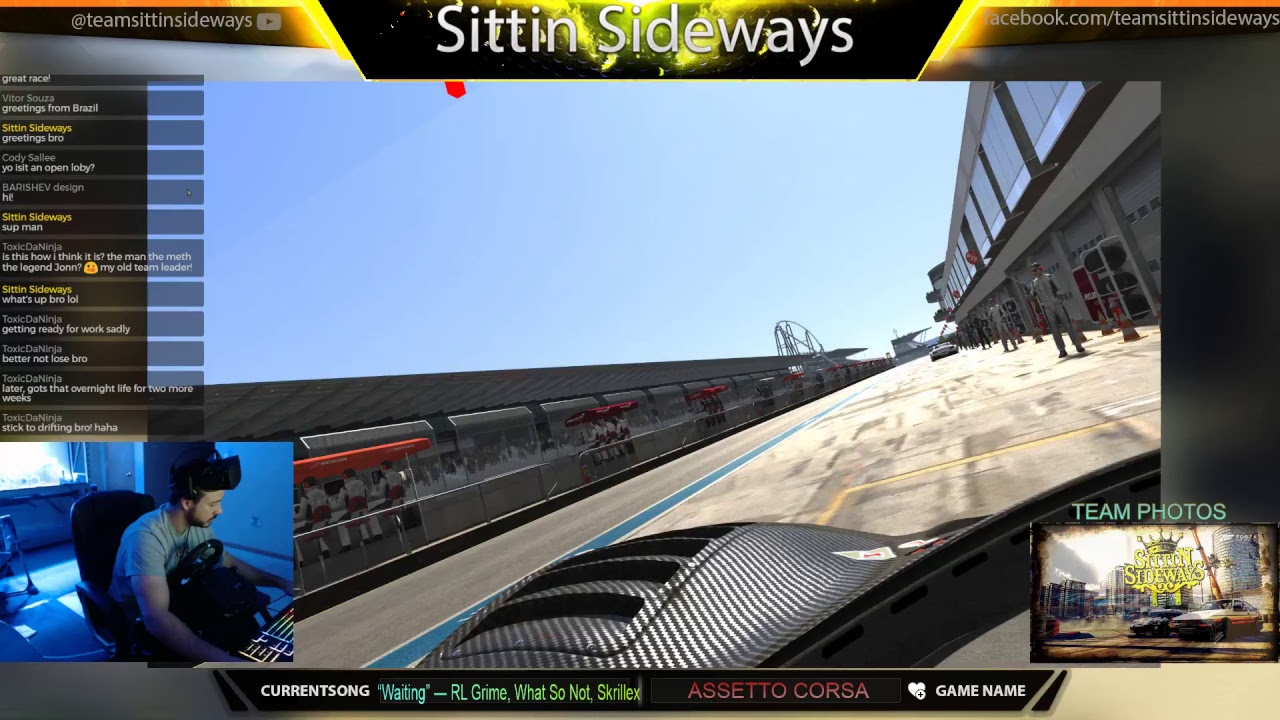 ASSETTO CORSA Oculus Rift VR Sim Racing setup GTX 1080TI - YouTube