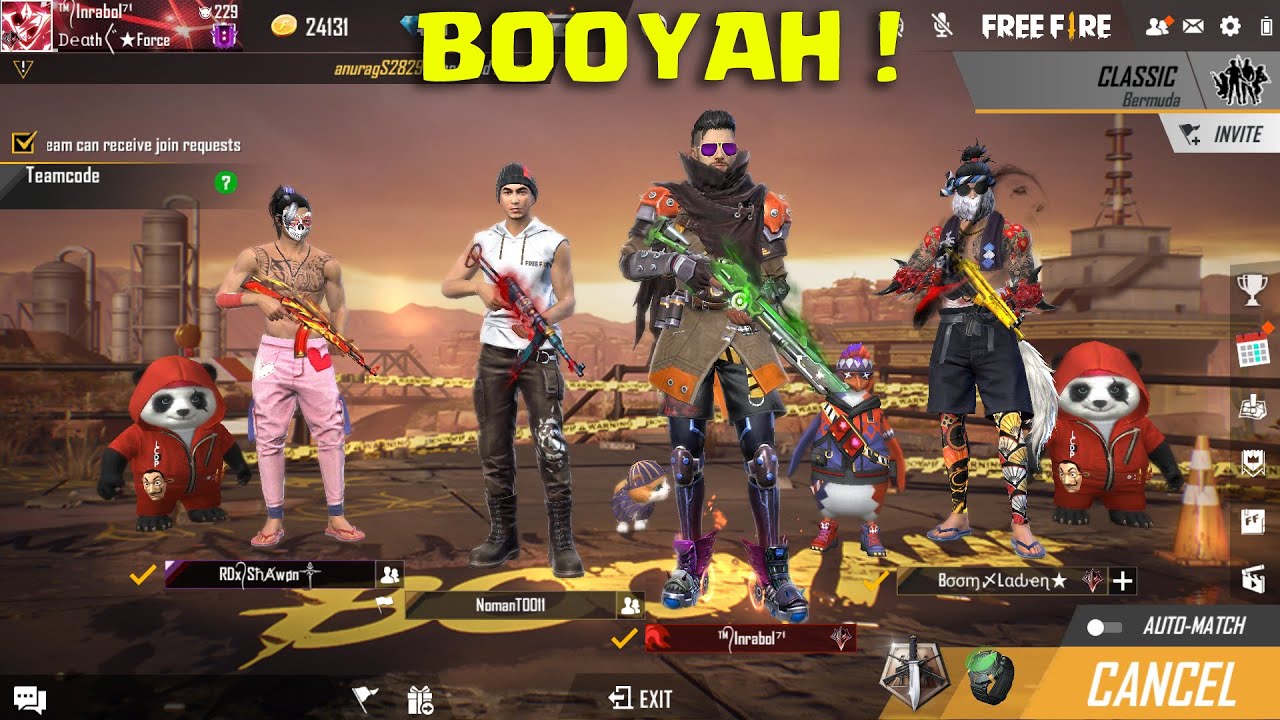 Best Squad Match Gameplay Garena Free Fire Part 18 Youtube