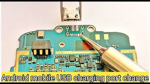 How to change any android mobile phone Micro USB Charging port jack easily