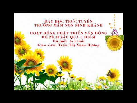 Video Dạy trẻ Bò dích dắc qua 5 điểm - youtube