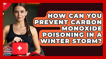 How Can You Prevent Carbon Monoxide Poisoning In A Winter Storm? - Your Emergency Planner