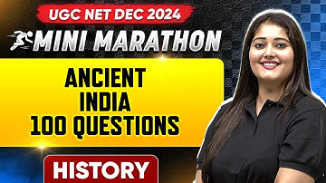 UGC NET Dec 2024 History | Ancient India:100 Questions | UGC NET History | Subhangini Mam