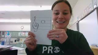 Treble Clef Flash Cards