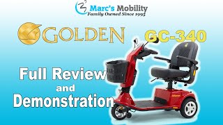 Golden Companion 3 Wheel Scooter Update! Full Review and Demonstration - GC340