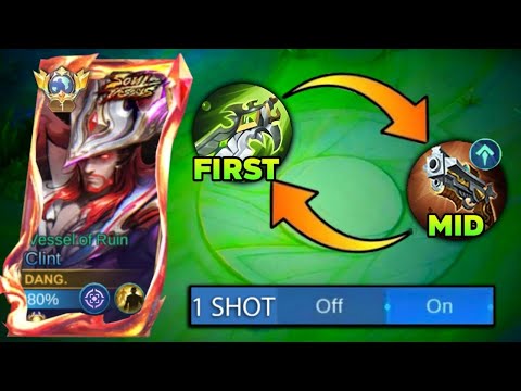 CLINT NEW BROKEN BOD FIRST ITEM FOR DAMAGE HACK AND MID GAME ITEM FOR ONE SHOT!😱 (PLS TRY) | MLBB