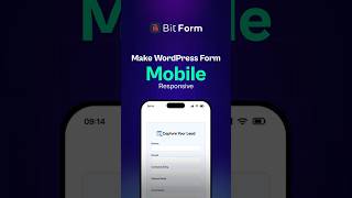 Create Mobile Responsive Forms in WordPress | Bit Form Tutorial!