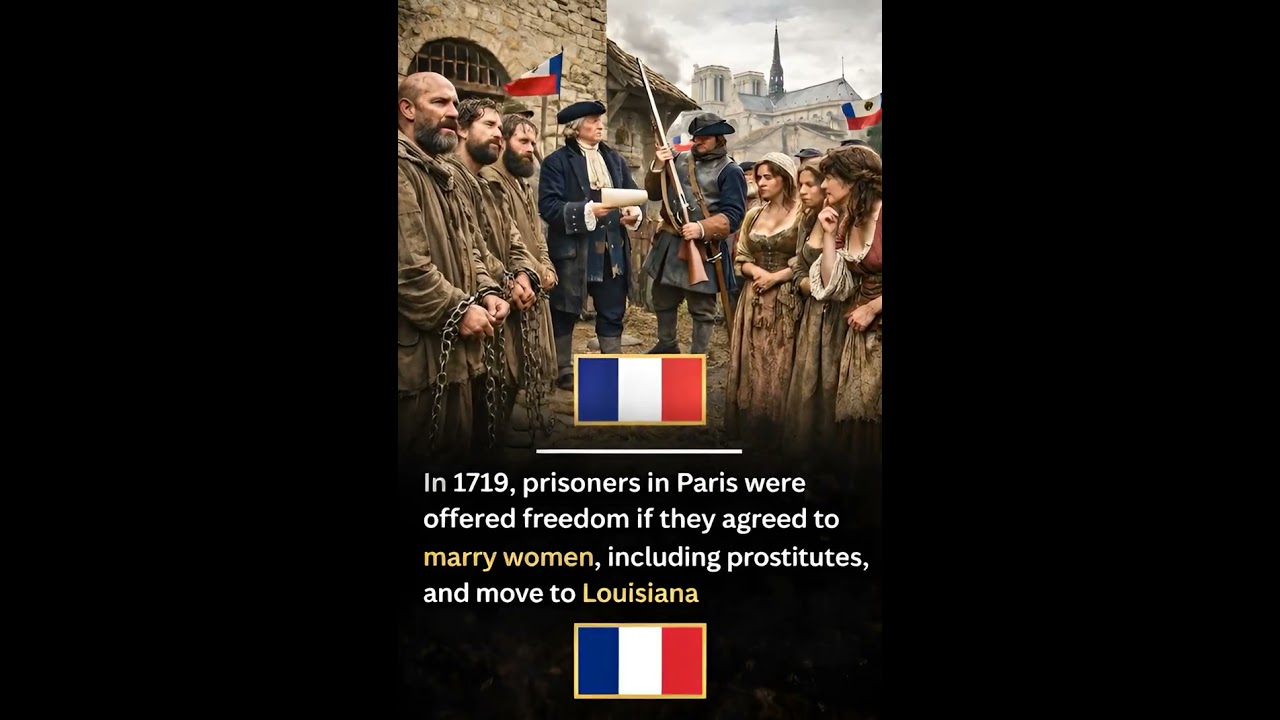 France Sent Prisoners to Marry and Save Louisiana