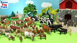 Cow And Farm Animal Toys Figurines Collection