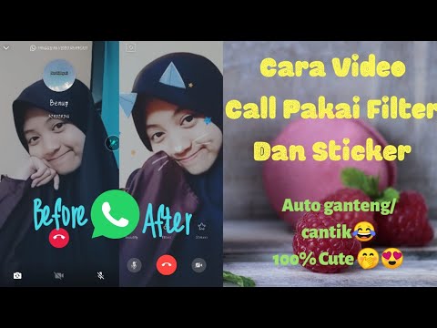 Cara Video Call Pakai Filter dan Sticker di WhatsApp || 100% Work