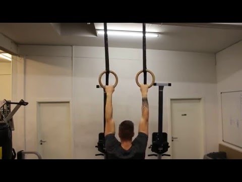 Ring pull ups, pronated to supinated - Thomas Moberg Fitness