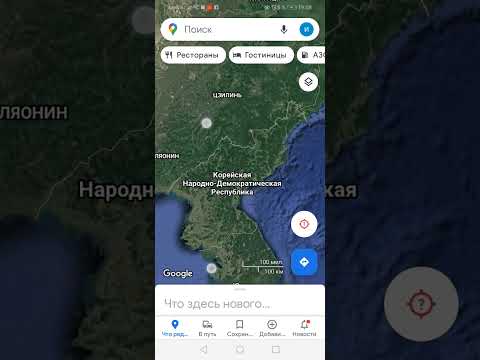Северная Корея на карте