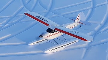 Hobbyzone Super Cub On Floats In Snow