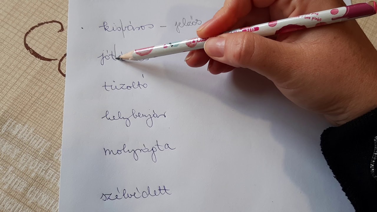 Az alárendelő összetett szavak elemzése