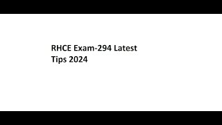 RHCE Ex294 Lab Creation 1