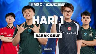 [LIVE] | Group Stage MSC DI EWC Hari 1 |