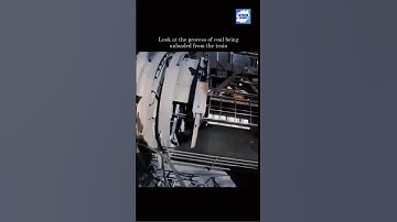 Watch Coal Being Unloaded from a Train in Seconds!