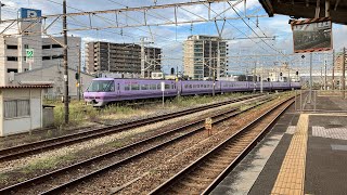 381系スーパーやくも塗装倉敷駅発車シーン