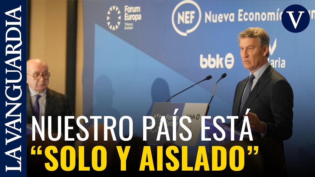 Feijóo acusa a Sánchez de ir "contra la seguridad de España" - YouTube