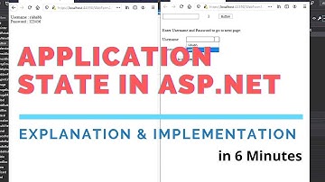Implementing ApplicationState in ASP.NET | How to implement Application State in ASP.NET? | #ASP.NET