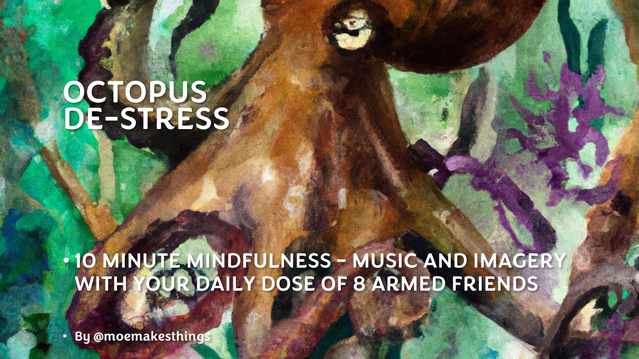 Octopus Relax De-Stress with Octopus - 10 Minute Mindfulness - Music and Imagery to ...